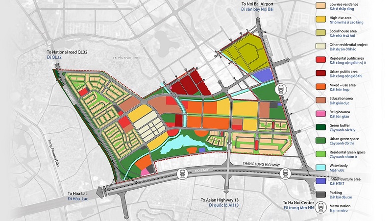 Quy hoạch dự án Mailand Hanoi 